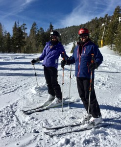 Bluebird ski day in Colorado